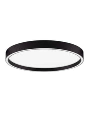 Istos Deckenleuchte Ø 50cm 2700, 3000K schwarze LED-Deckenleuchte von Nova Luce