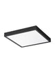 Itos LED Deckenleuchte 3000K in elegantem Schwarz, minimalistisches quadratisches Design und blendfreies Licht.