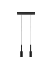 Joy LED Pendelleuchte 2-flammig 3000K mit minimalistischen Leuchtenköpfen in schlankem Design.