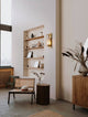 Moderne Einrichtung mit Juliet Wandleuchte E27 an der Wand und stilvollem Interieur.
