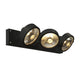 KALU 3 QPAR111 Wand- und Deckenleuchte schwarz max. 75W