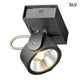 Kalu LED 1 Wand- & Deckenleuchte Schwarz 3000K von SLV, dimmbar und vielseitig, ideal für modernes Lichtdesign.