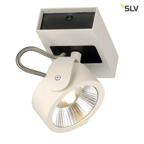 Kalu LED 1 wall & ceiling light White, Black 3000K with swiveling lamp head