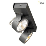 Kalu LED 2 Wand- & Deckenleuchte Schwarz 3000K