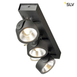 Kalu LED 3 Wall &amp; Ceiling Light Black 3000K