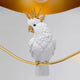 Hängeleuchte Animal Cockatoo mit elegantem, goldenen Design und kreativem Kakadu-Motiv.