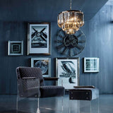 Hængende lampe røget lounge rundt