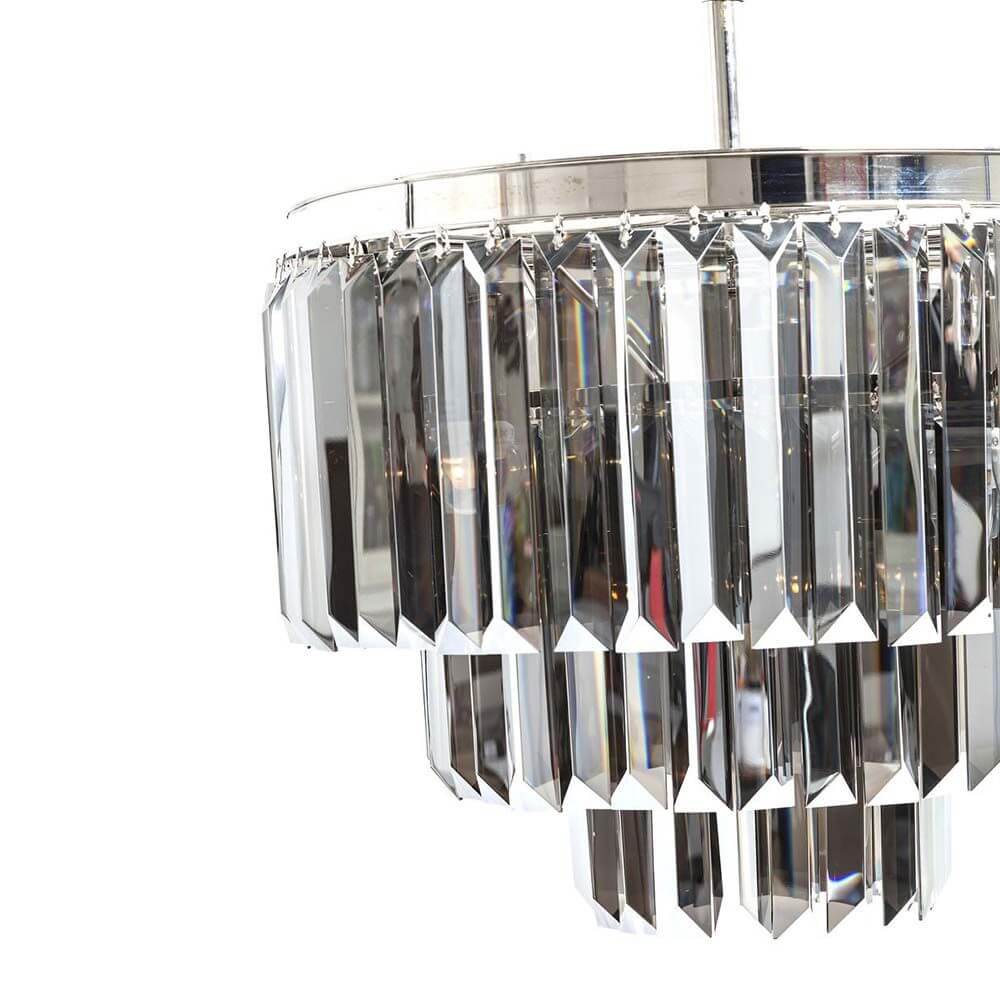 Hængende lampe røget lounge rundt