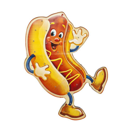 LED Dekoleuchte Leisure Sausage Big mit fröhlichem Wurstmotiv für gute Laune und gemütliches Wohnambiente.