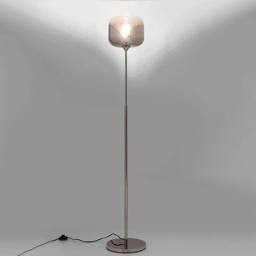 Staande lamp chromen beker