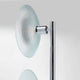 Tischleuchte Ufo Due, moderne Tischlampe mit skulpturalem Design und angenehmem Licht.