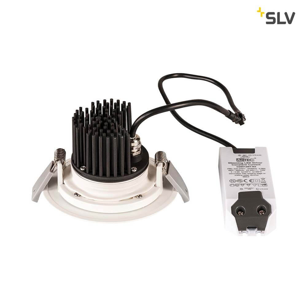 Kini LED Outdoor Deckeneinbauleuchte Weiß 3000K 60° IP65