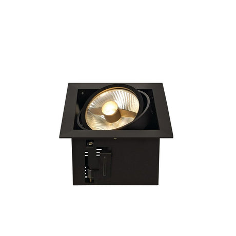 Kadux 1 ES111 Downlight eckig Schwarz max. 50W, kardanisch schwenkbar, für 230V