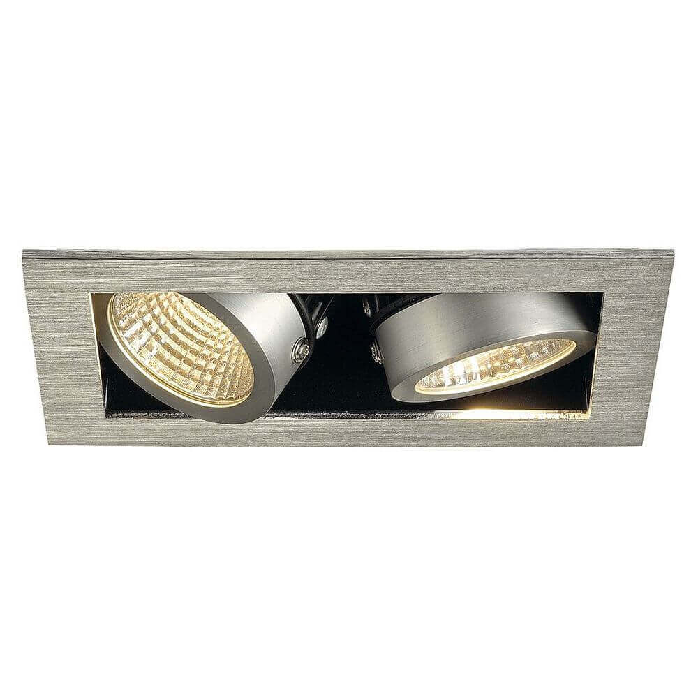 Kadux LED Double DL Set Alu-Gebürstet 38° 3000K inkl. Treiber