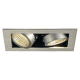 Kadux LED Double DL Set Alu-Gebürstet 38° 3000K inkl. Treiber
