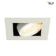 Kadux LED Single DL Set Weiß 38° 3000K inkl. Treiber, Einbauleuchte in weißem Design, schwenkbar.
