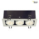 Kadux LED Triple DL Set Weiß 38° 3000K inkl. Treiber – dreiflammige Einbauleuchte mit schwenkbaren Spots.