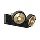 Kalu 2 QPAR Deckenleuchte schwarz ES111 max. 2x75W, moderne Wandlampe mit drehbaren Leuchtenköpfen und dimmbarer Funktion.
