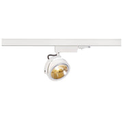 Kalu TRACK QRB111 Weiß max.50W inkl. 3-P. Adapter Schienenstrahler für 3-Phasen Hochvolt-Schiene