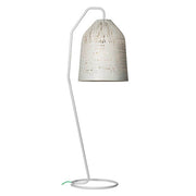 Karman Black Out Außen-Stehleuchte 180cm IP65 weiße Korbgeflecht-Optik für Outdoor und sommerliches Ambiente