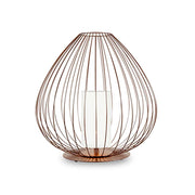 Karman Cell Outdoor-Bodenlampe IP65 aus Bronze, Ø 57cm, filigrane Drahtgestänge-Bodenlampe von Matteo Ugolini