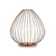 Karman Cell Outdoor-Bodenlampe mit Drahtgestänge, stilvolles Design inspiriert von Vogelkäfigen.