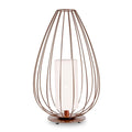 Karman Cell Bodenlampe in Drahtgestänge-Design, inspiriert von Vogelkäfigen und Papierlaternen.