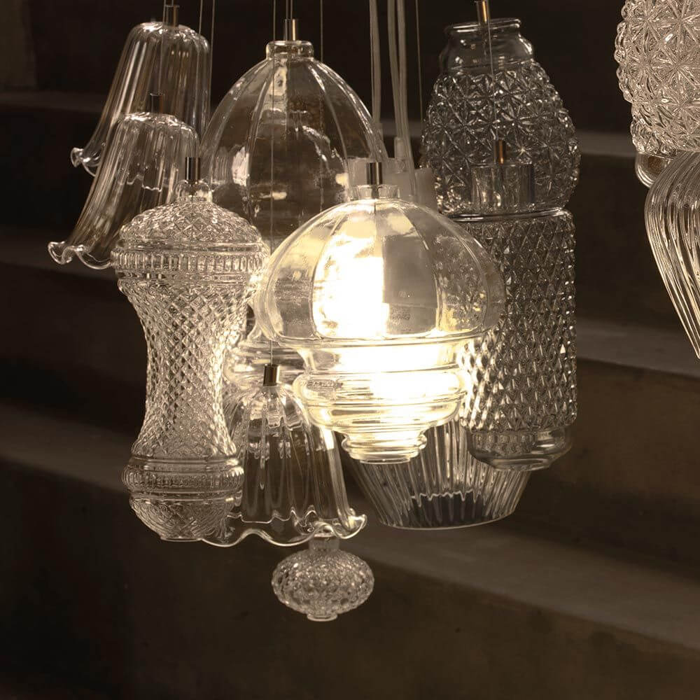 Lampada sospesa dal design CeraunaUnavolta L