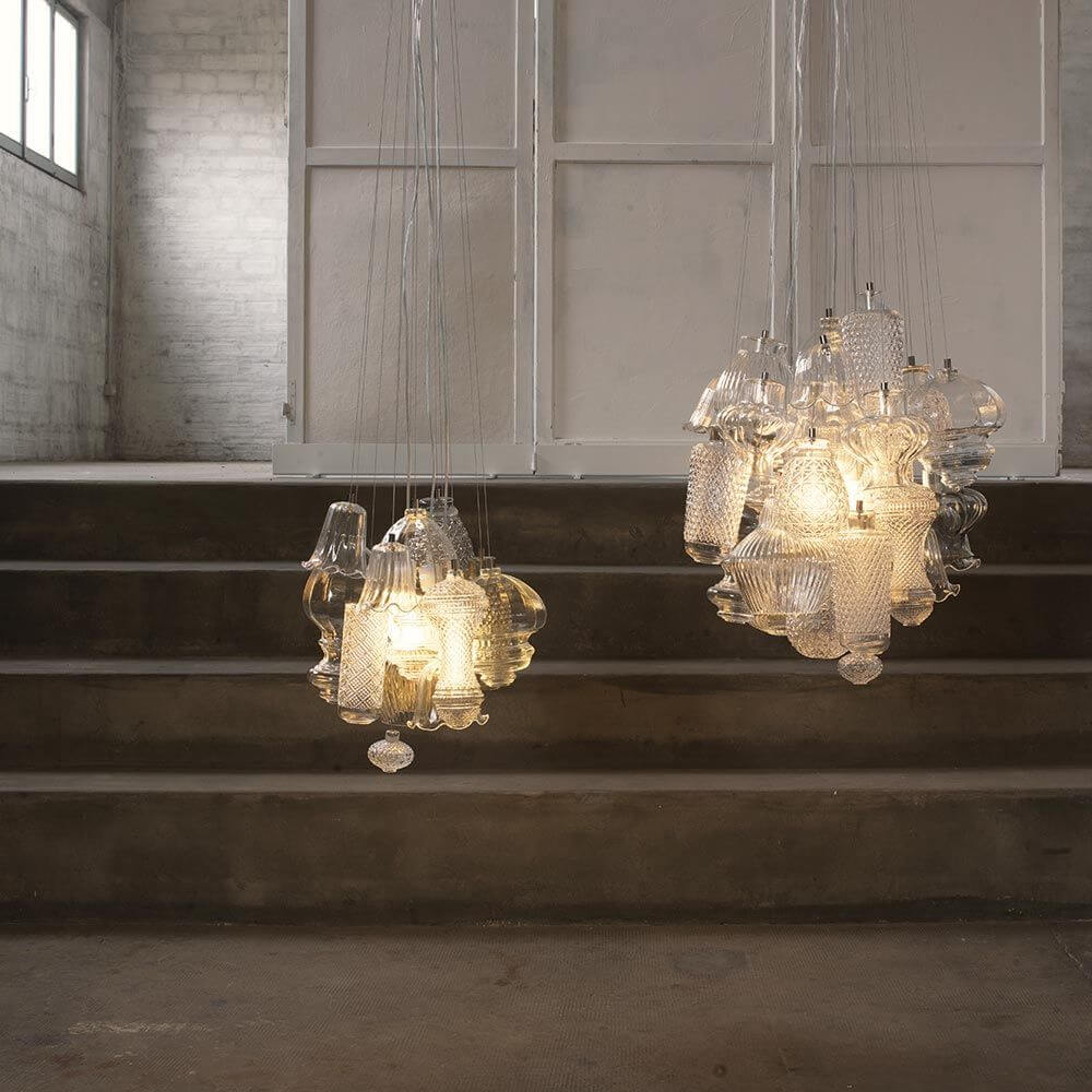 Lampada sospesa dal design CeraunaUnavolta L