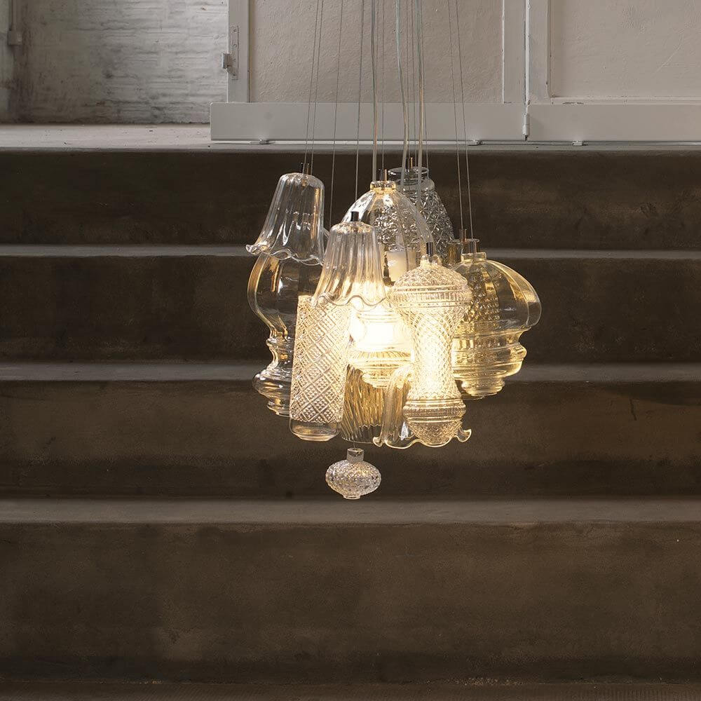 Lampada sospesa dal design CeraunaUnavolta L