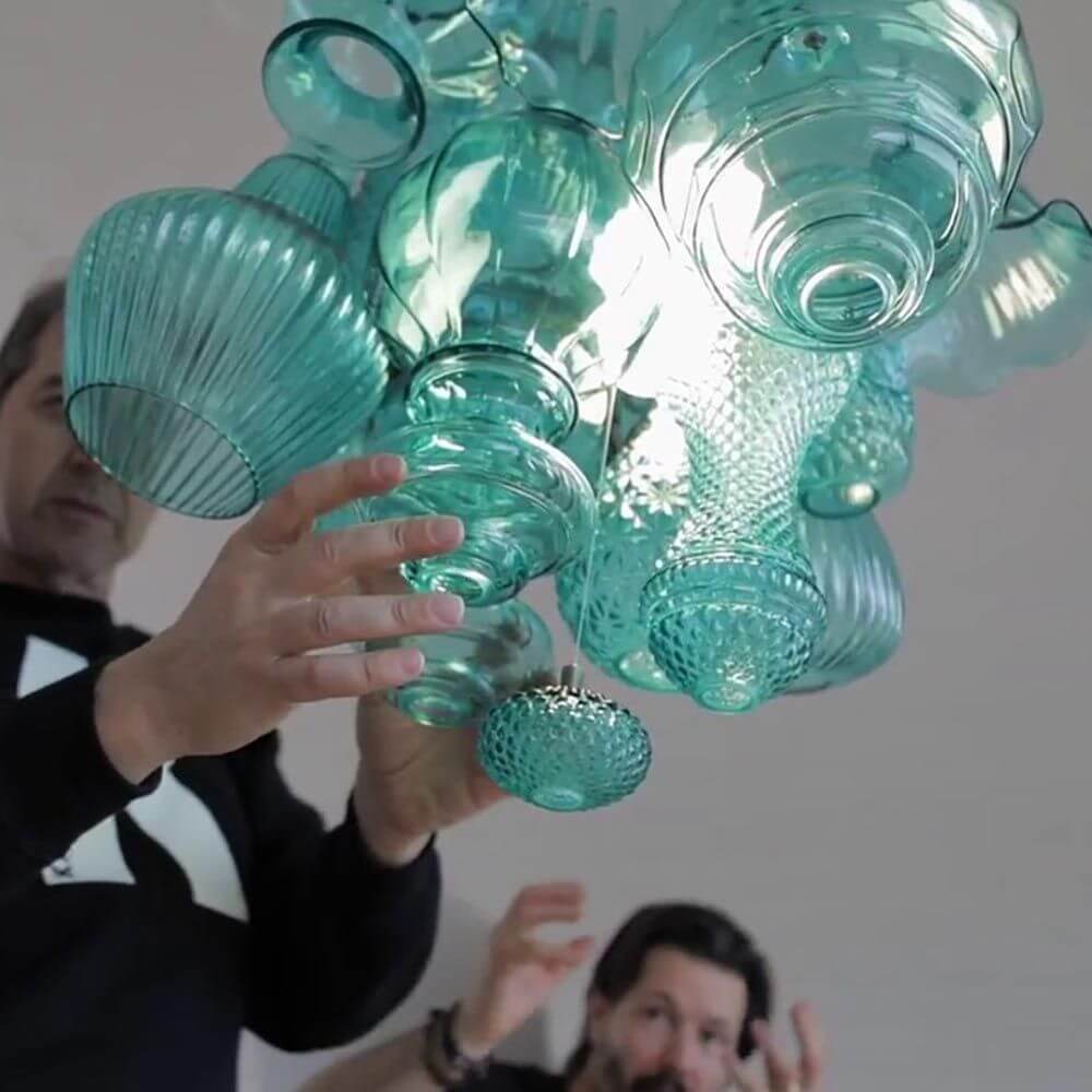 Lampada sospesa dal design CeraunaUnavolta L