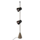 Karman Cupido Schirm für Cupido LED-Stehleuchte mit elegantem Design und zwei Leuchten, ideal für modernes Wohnen.