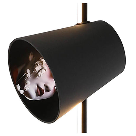 Karman Cupido shade for Cupido LED floor lamp with Asian flair and decorative design.