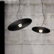 Karman Gonzaga LED Außen-Hängeleuchte IP65 in modernem Design mit gewellter Oberfläche.