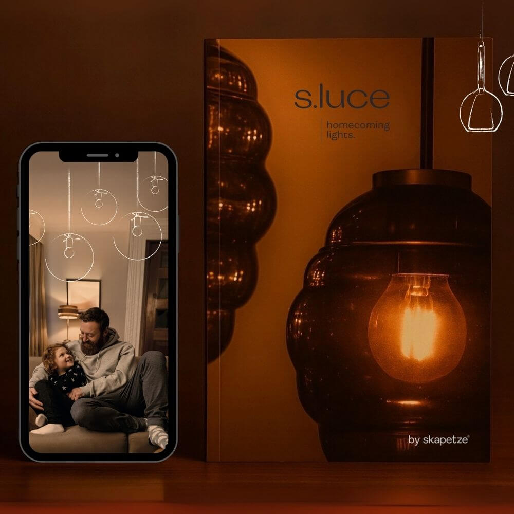 Katalog s.luce® - homecoming lights: 140 Seiten Inspiration zu bayerischem Leuchtendesign, Print oder Online-Blätterkatalog