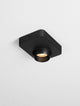 Kedros LED Deckenleuchte 3000K in Schwarz, modernes Design für den Flur, hochwertige Materialien.