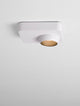 Kedros LED Deckenleuchte 3000K in modernem weißen Design mit runder Lampe.