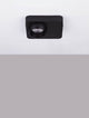 Kedros LED Deckenleuchte 3000K in modernem, schwarzem Design von Nova Luce.