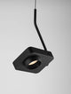 Kedros LED Pendelleuchte 3000K in modernem Design aus hochwertigem Schwarzstahl mit bequemem Höhenverstellmechanismus