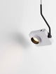 Kedros LED Pendelleuchte 3000K in modernem Design aus Stahl und Aluminium, ideal für Wohnzimmer und Schreibtisch.