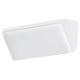 Keen LED Außenwandleuchte Horizontal 3000K IP65 in elegantem Weiß für moderne Außenbeleuchtung.
