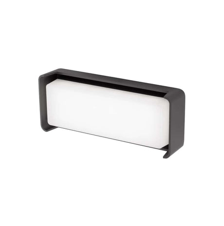 Keen LED Außenwandleuchte Rechteckig 3000K Schwarz IP65 moderne Fassadenleuchte mit minimalistischem Design