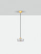 Keros LED Pendelleuchte 3000K Gold - moderne Pendelleuchte in Stahl und Acryl, ideal für Küche und Essbereich.