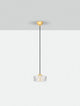 Keros LED Pendelleuchte 3000K Gold – moderne Pendelleuchte mit Stahl, Acryl und Aluminium, perfekt für Küche oder Esstisch.
