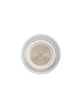 Keros LED Wandleuchte 3000K Gold mit elegantem Runddesign und goldenen Akzenten.