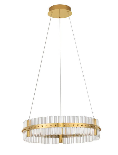 Kezo LED hanger lamp Ø 60 cm 3000K goud