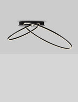 Kiklos LED Deckenleuchte 2-flammig Ø 72cm mit modernem Design und warmem 3000K Licht.