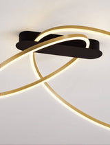 Kiklos LED Deckenleuchte 2-flammig, Ø 72cm, modernes Design mit warmem Licht in 3000K.