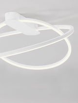 Kiklos LED Deckenleuchte 2-flammig Ø 72cm mit warmweißem Licht bei 3000K, modernes Design für jeden Raum.