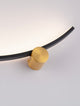 Kima LED Wandleuchte Bogen 3000K Schwarz, Gold mit elegantem Design und warmem Licht.